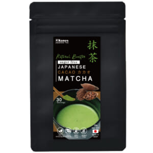 Unsweetened Blended Matcha Organic  Cacao 30g