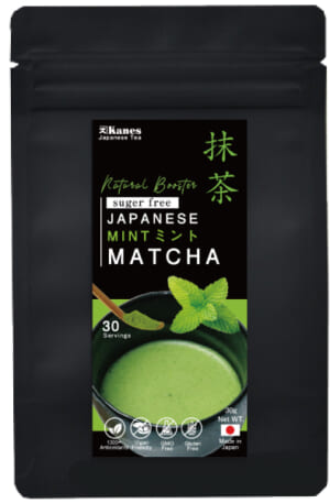 Unsweetened Blended Matcha Organic Mint 30g