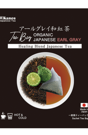 Organic Blend Tea /Japanese earl Gray Black Tea (Wakocha) / Eco Tea bag 2.5g Sachet type