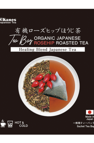Organic Blend Tea / Japanese Rosehip Roasted Green Tea (Hojicha)/ Eco Tea bag 2.5g Sachet type